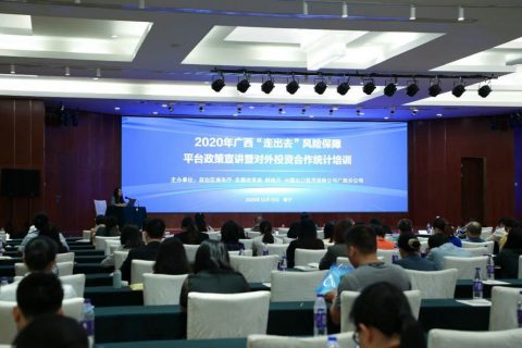 “2020年广西‘走出去’风险保障平台政策宣讲暨对外投资合作统计培训”在南宁举办
