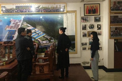 广西钦州市工商联代表走访调研广西义信渔业开发有限公司