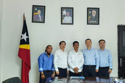 广西义信渔业开发有限公司、东帝汶南海渔业开发有限公司与东帝汶副总理进行项目研讨会