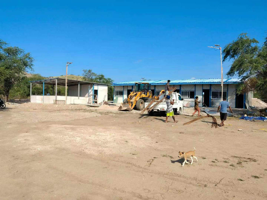 东帝汶马纳图托拉雷安南渔业港水产园区前期建设工作初现雏形